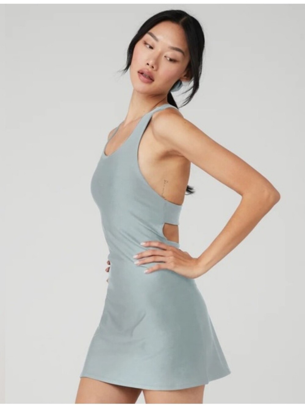 ALO Yoga Light Blue Mini Dress